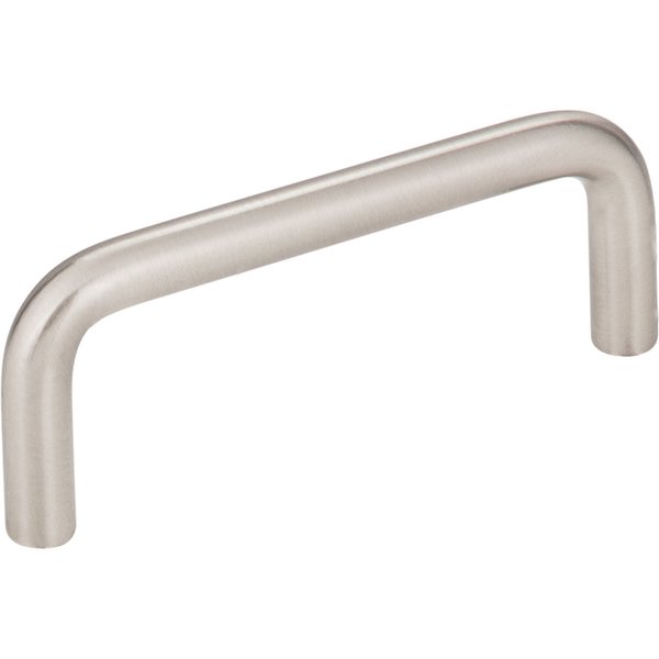 Elements By Hardware Resources 3" Center-to-Center Satin Nickel Torino Cabinet Wire Pull S271-3SN